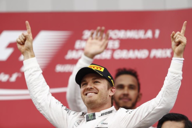 Easy win for Rosberg after Hamilton’s bad start; extends lead to 33 points