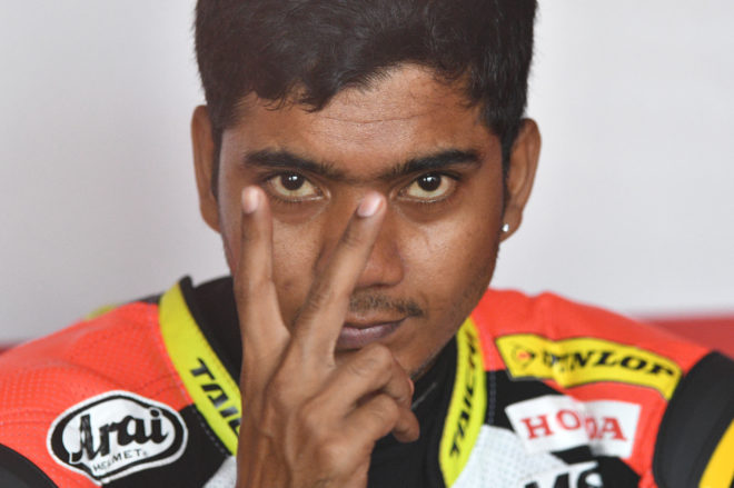 Mixed bag for Sarath: FIM Asia Road Racing