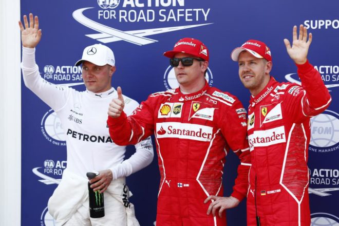 Kimi takes pole ahead of Vettel; Hami on P14