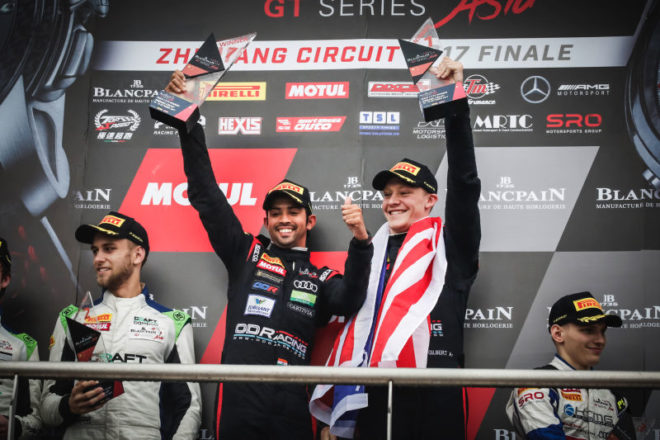 Aditya Patel finishes the season with a bang, helps team with a double win: Blancpain GT Asia Series