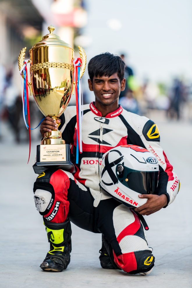 6th championship for Jagan Kumar of TVS Racing: Motorcycle Nationals