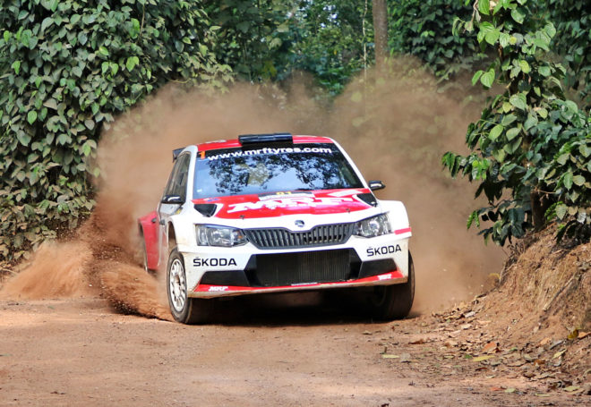 Gill touches unbelievable speeds, thrills fans; Karna/Nikhil win INRC2; Dean/Shruptha INRC3