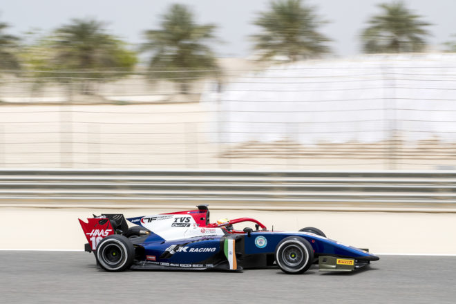 Indian racer Arjun Maini of Trident tops first session to beat Carlin duo