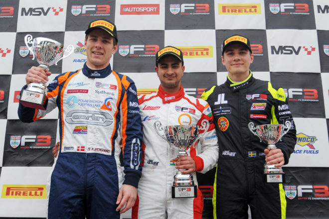 Arjun Maini scores first points in F2; Kush Maini notches win and a podium in F3