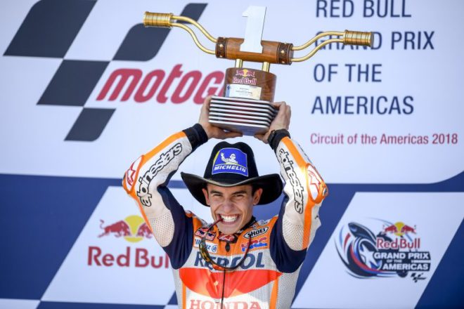 ‘King’ Marquez extends COTA reign with another win; Dovi leads championship