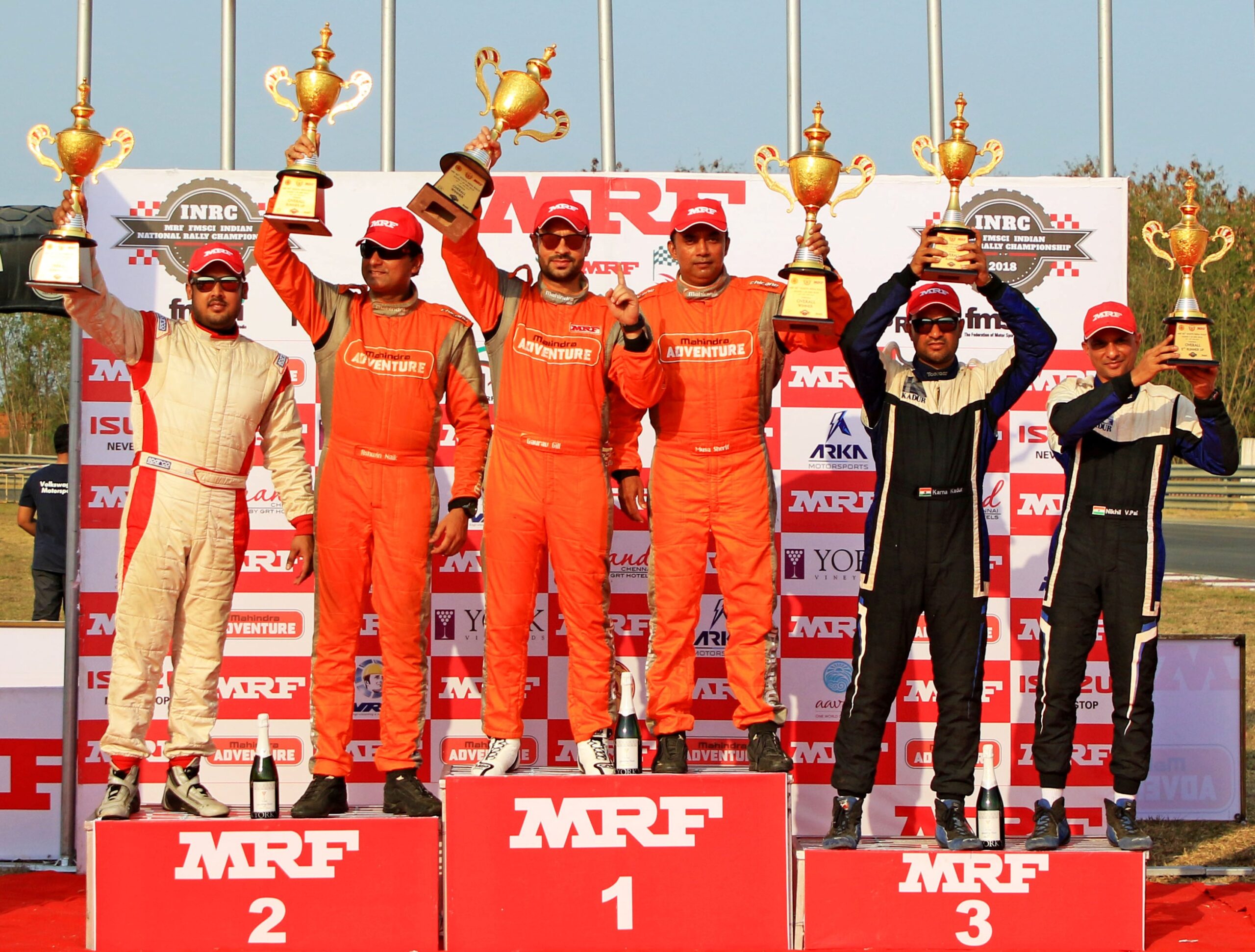 Gaurav Gill, Musa Sherif clinch MRF South India crown for their 30th INRC title