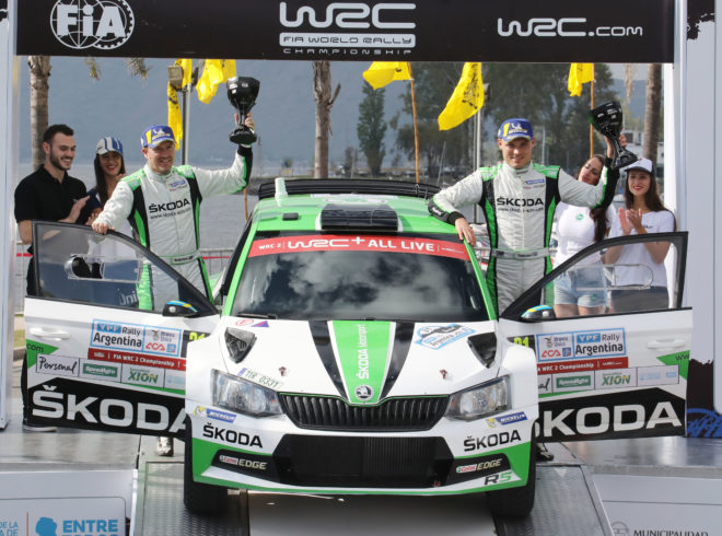 Tidemand keeps nerve to win Rally Argentina; leads WRC 2 Championship