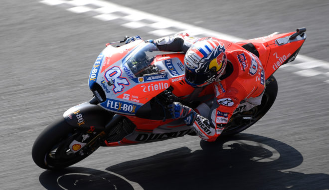Dovi celebrates fresh Ducati contract by topping FP time sheets