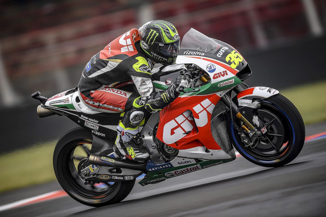 Cal Crutchlow and Dani Pedrosa on top; 15 riders within a second of each other!