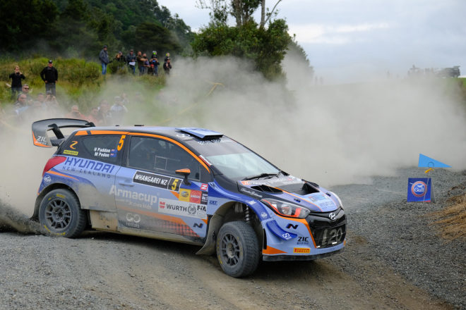 Paddon takes commanding lead after first day of International Rally of Whangarei