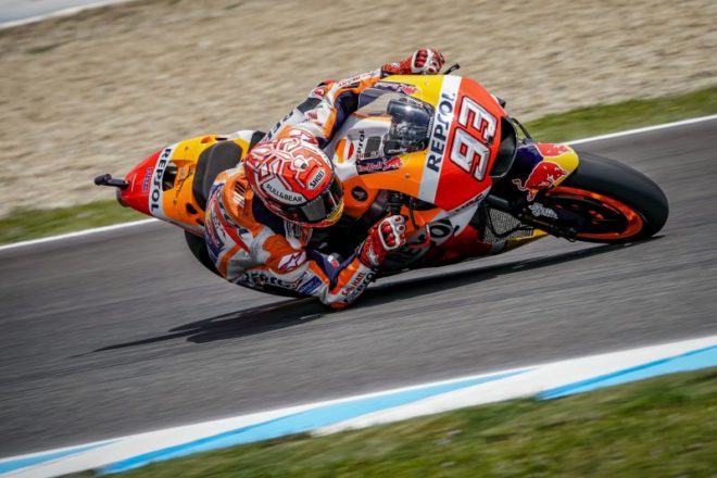 High drama in Jerez: Marc Marquez wins in a canter as contenders collide