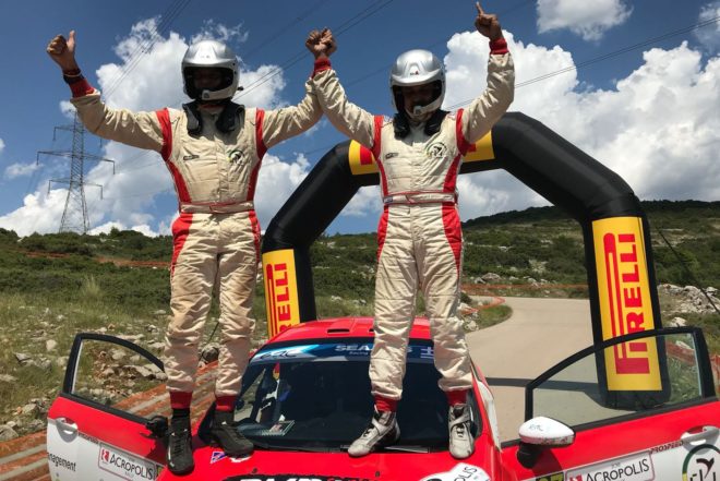 Amittrajit Ghosh and Ashwin Naik chalk up ERC3 debut win in EKO Rally Acropolis
