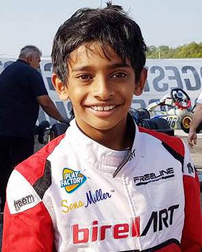 Another top-10 finish for Ruhaan Alva in Easykart Italia Championship