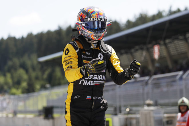 Markelov dominates in Spielberg Sprint Race; secures third win of 2018; Arjun Maini 10th: F2