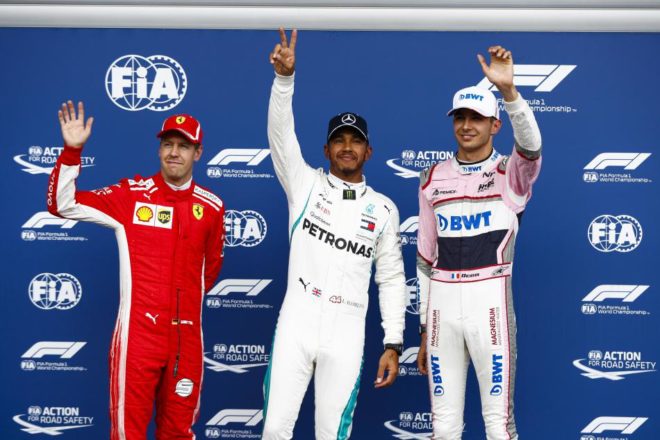 Hamilton takes pole; Ocon, Perez put new Force Indias on P3 & P4 for a superb debut
