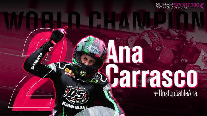 Carrasco wins WorldSSP300 title to become first female world champion