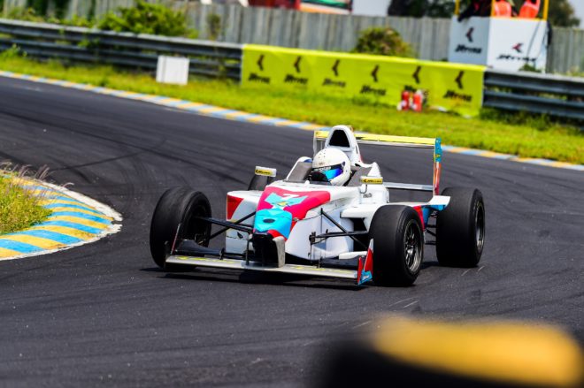 Ashwin Datta stays ahead in JK Tyre FMSCI National Racing Championship on a day of crashes