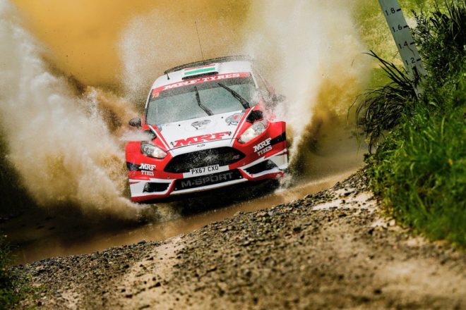 Gaurav Gill sets the pace to take lead in RC2 class: Kennards Hire Rally Australia