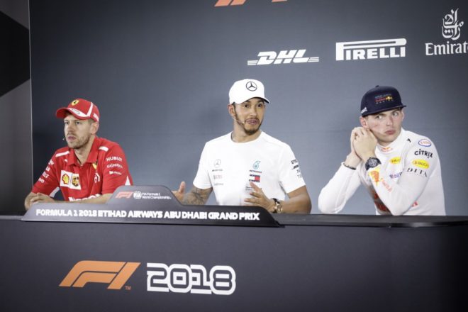 Friendly banter marks the season’s last press conference: FIA Formula 1