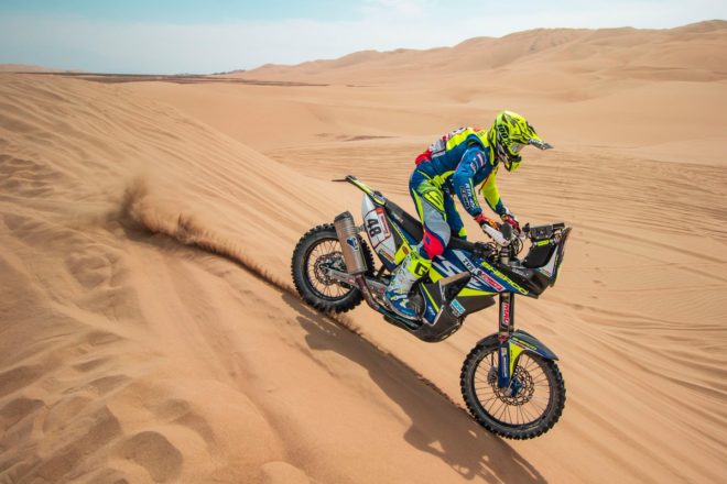 Both Indian riders CS Santosh and Aravind KP safely complete the challenging Stage 3: Dakar Rally 2019