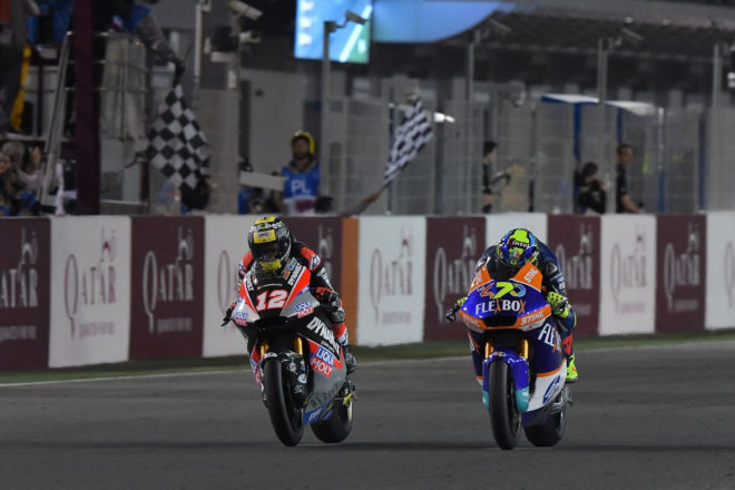 Baldassarri vs Lüthi goes down to the wire at Losail