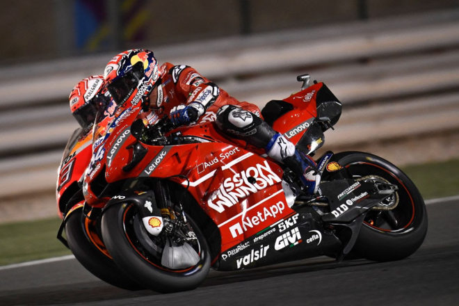 Dovi wins the duel by just 0.023 but five riders battle for glory as MotoGP season begins