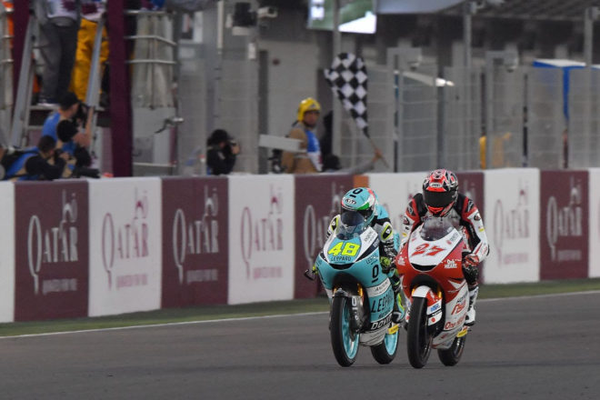 Toba makes history with first Moto3 win