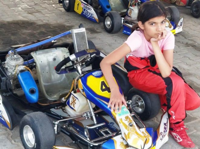 Shriya Lohia takes a sensational win in JK Tyre National Karting Championship