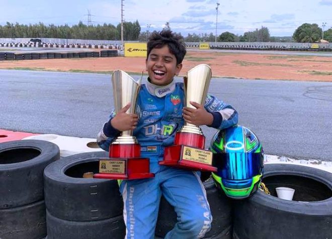 Ishaan Madesh remains unbeaten; Shahan Ali, Rishon shine: JK Tyre Karting Nationals