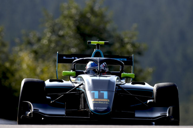 Hughes fastest in Spa-Francorchamps Free Practice; Jehan Daruvala 15th: F3