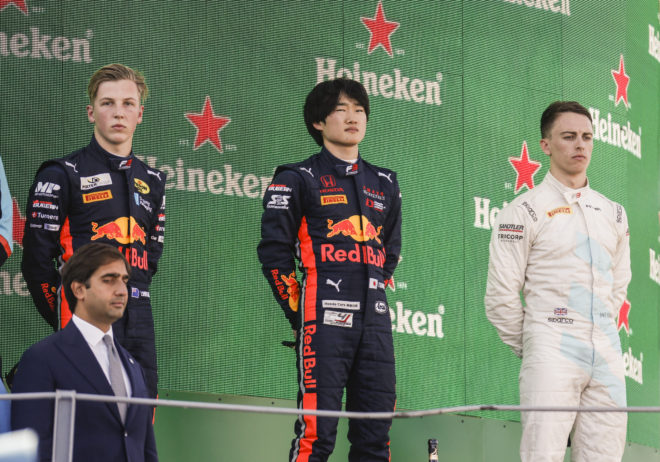 Terrific Tsunoda soars to first F3 win in Monza: F3