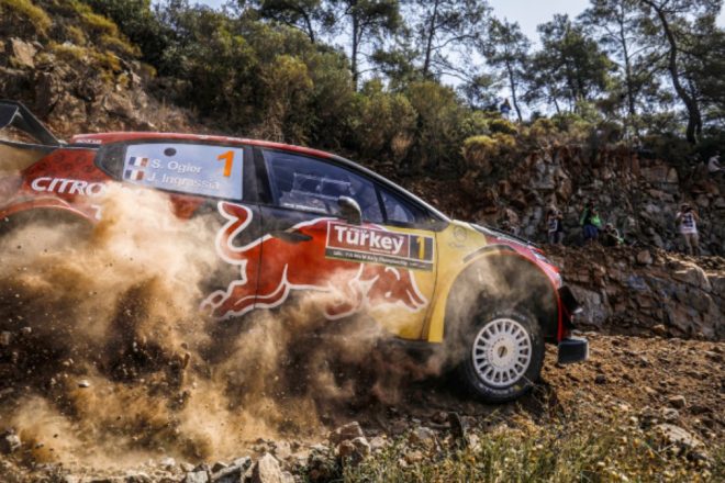 Sebastian Ogier leads a 1-2 for Citroen: WRC Rally of Turkey