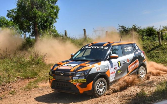 Gaurav Gill takes lead in K1000; 24 of the 50 cars that took the start suffer casualties