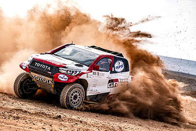 Fernando Alonso achieves first-ever rally raid podium with Toyota Gazoo Racing
