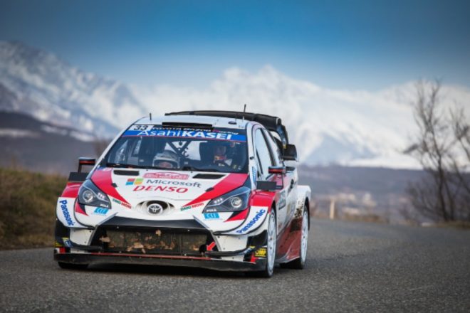 Elfyn Evans sets the pace in Monte Carlo; Ott Tanak, Martin Jarveoja safe after a heavy crash