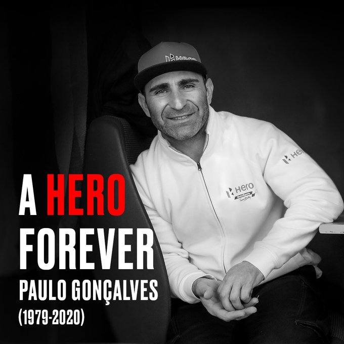 Hero MotoSports mourns the death of Paulo Goncalves