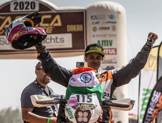 Ashish Raorane completes Africa Eco Race against all odds