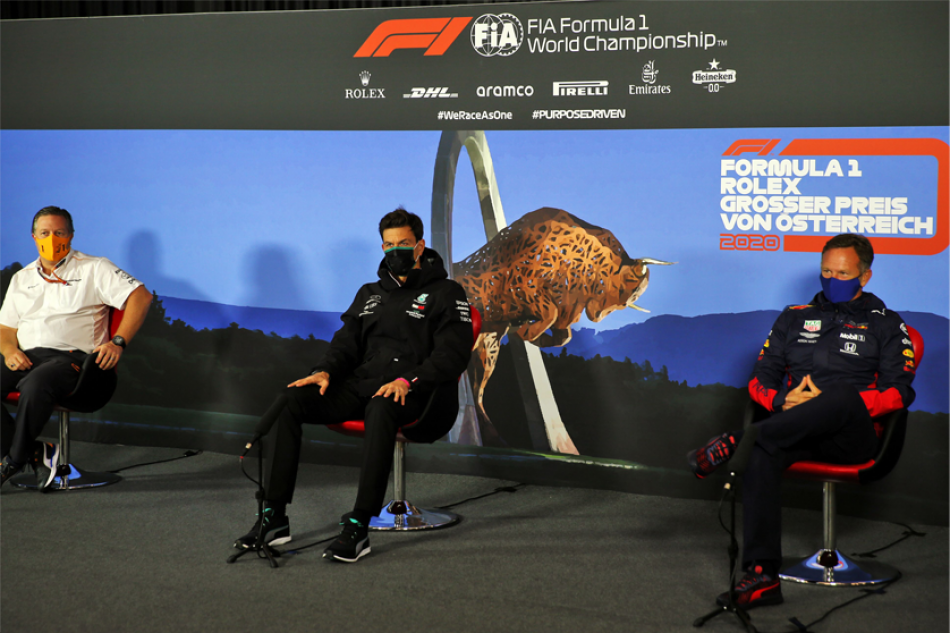 It’s a weird situation but certainly better than sitting at home: Zak Brown