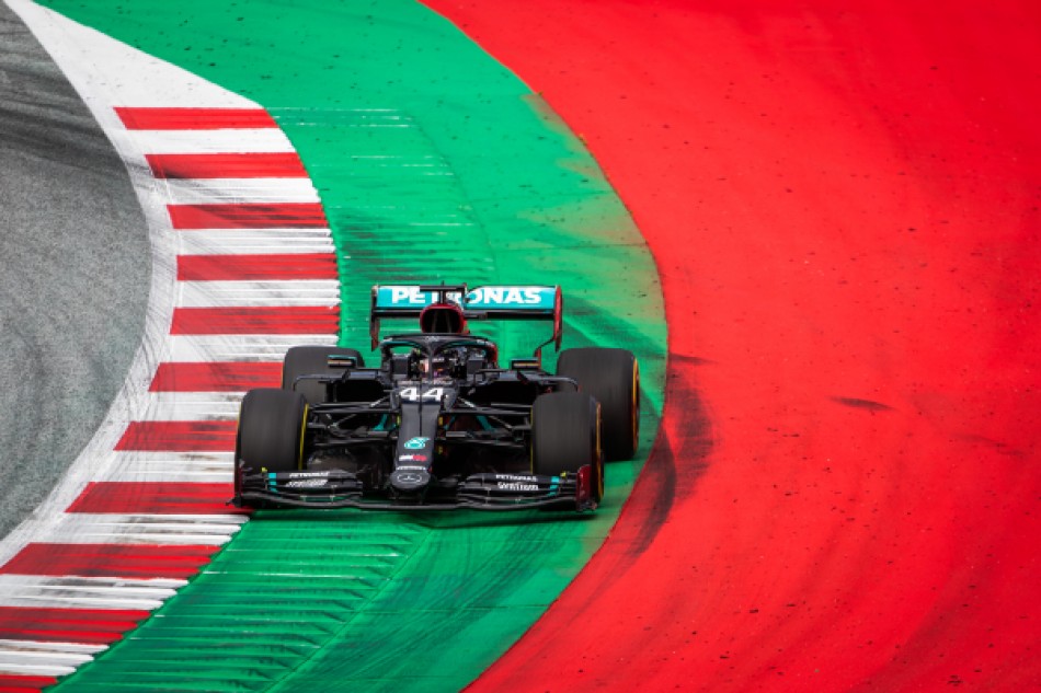 Hamilton tops FP sessions as racing returns in Austria