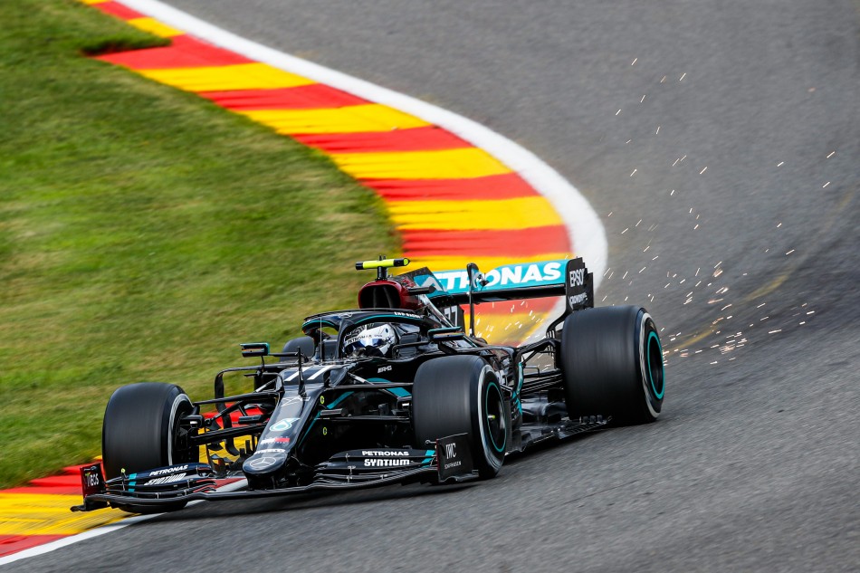 Valtteri Bottas tops opening practice session: Belgian GP