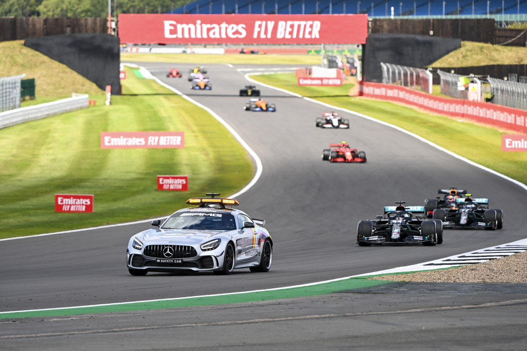 Unexpected tyre deflations bring in drama to British GP race