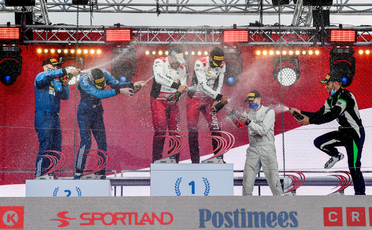 Martins Sesks, first Latvian to win a Junior WRC rally