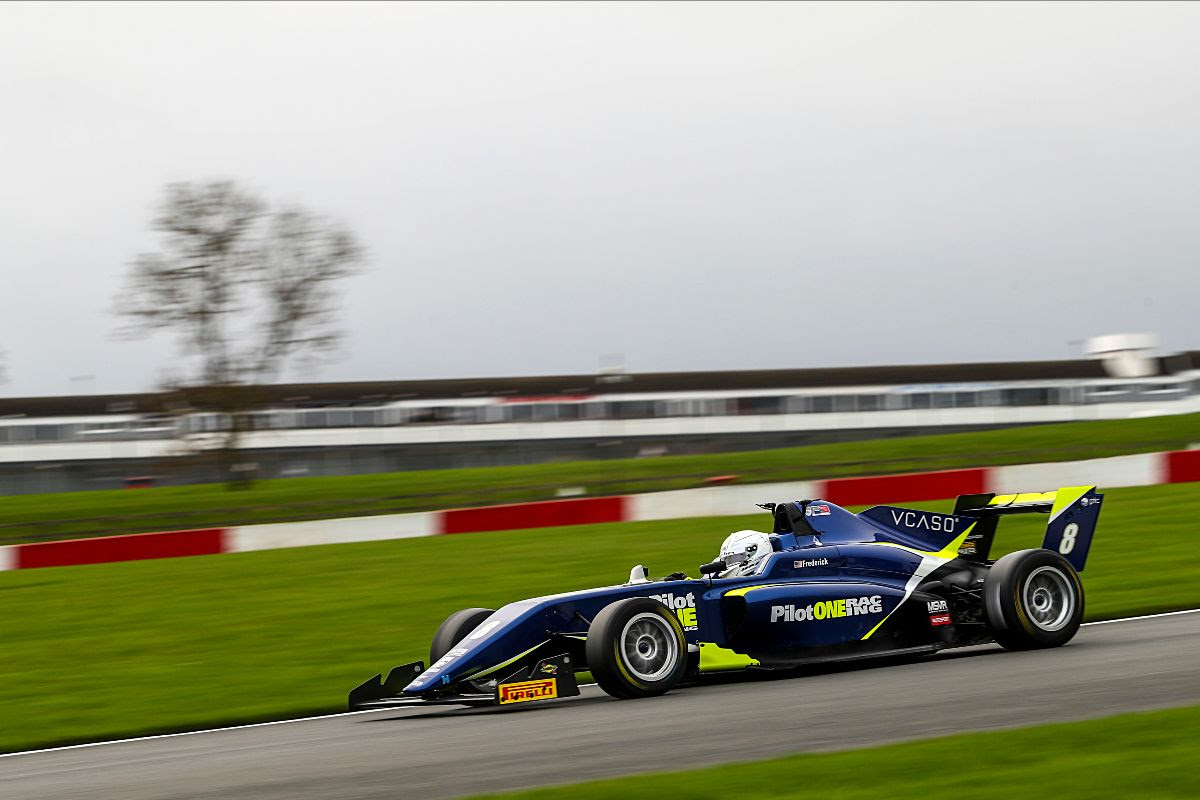 Double pole for Frederick; Kush Maini to start P9: British F3