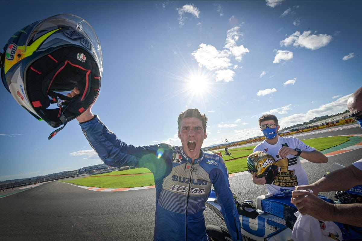 Joan Mir seals 2020 MotoGP world crown with a round to spare