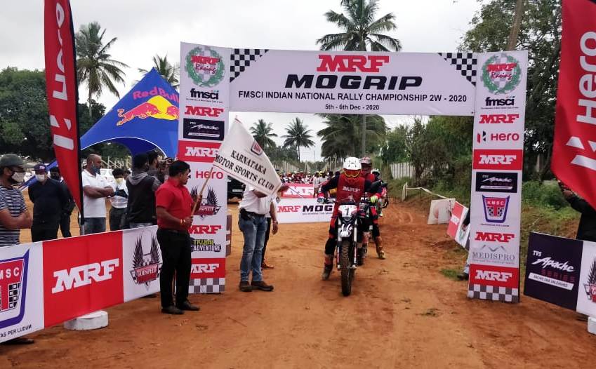 K-1000 for bikes, the 2nd round of INRC, flagged off after Recce