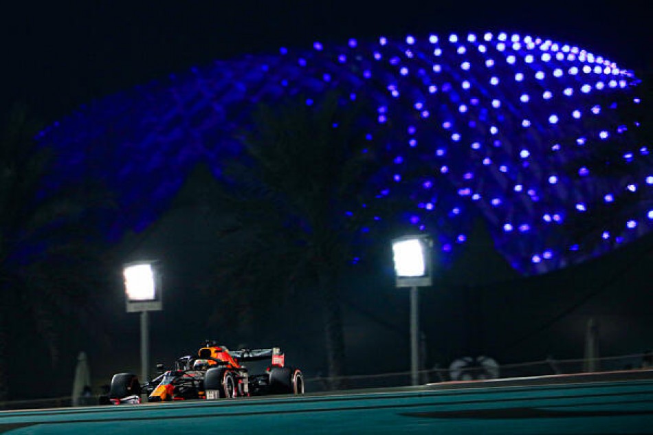 Max Verstappen takes his first pole in the last race of the season