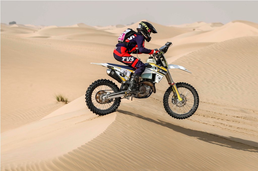 Aishwarya takes podium in Class 1 of Dubai Baja, with crucial points for WC