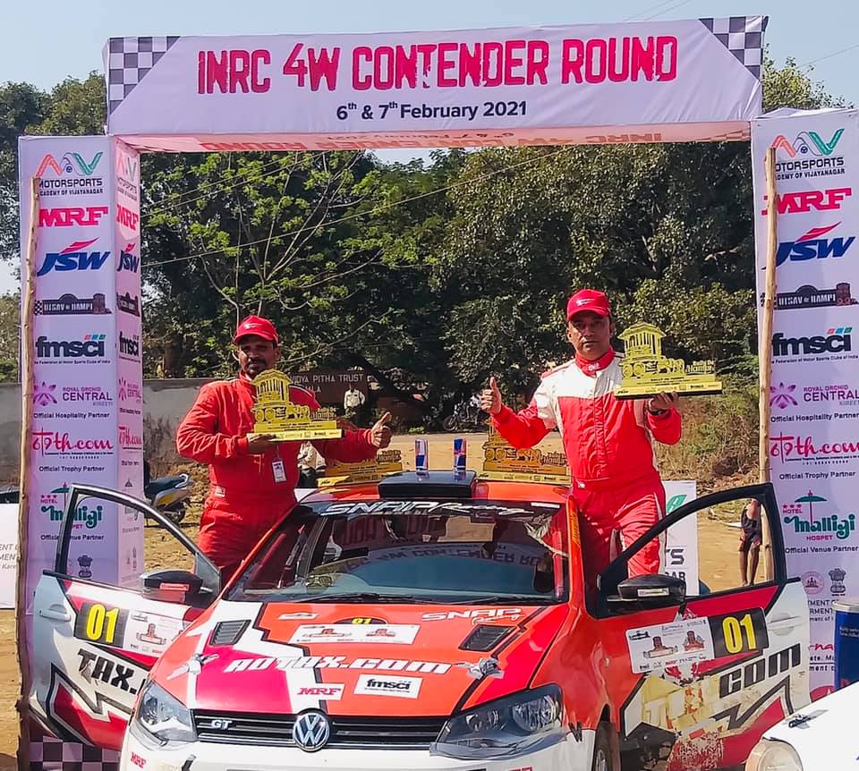 Mujeeb, Musa win INRC contender Hampi round