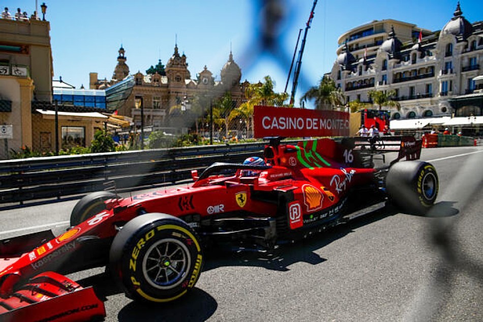 Charles Leclerc leads Ferrari’s 1-2 in FP2 at Monaco