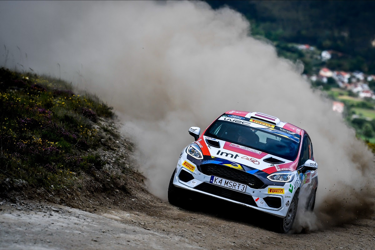 Martins Sesks tops Juniors on Saturday: Rally Portugal Junior WRC